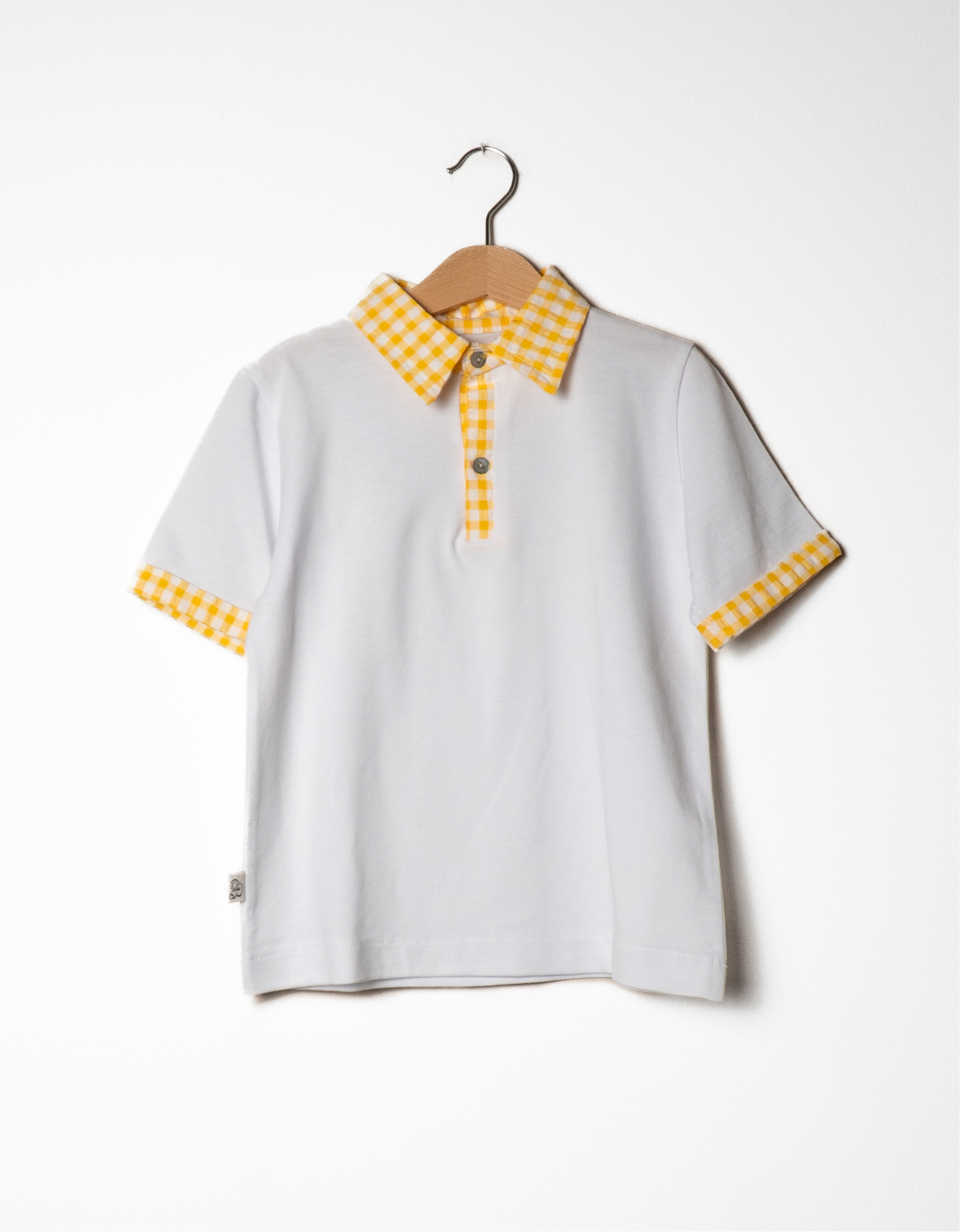 Polo PANAMA vichy giallo