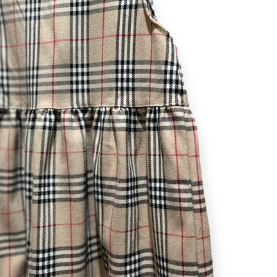 Abito smanicato CARLOTTA tartan