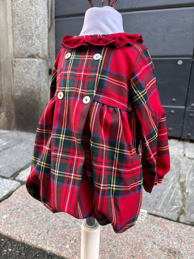 Pagliaccetto VIENNA tartan Rosso