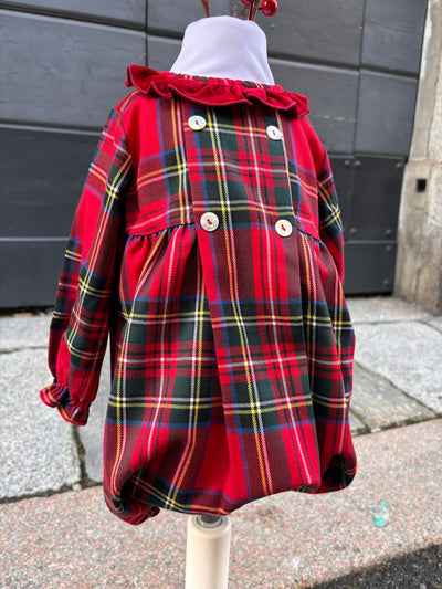 Pagliaccetto VIENNA tartan Rosso