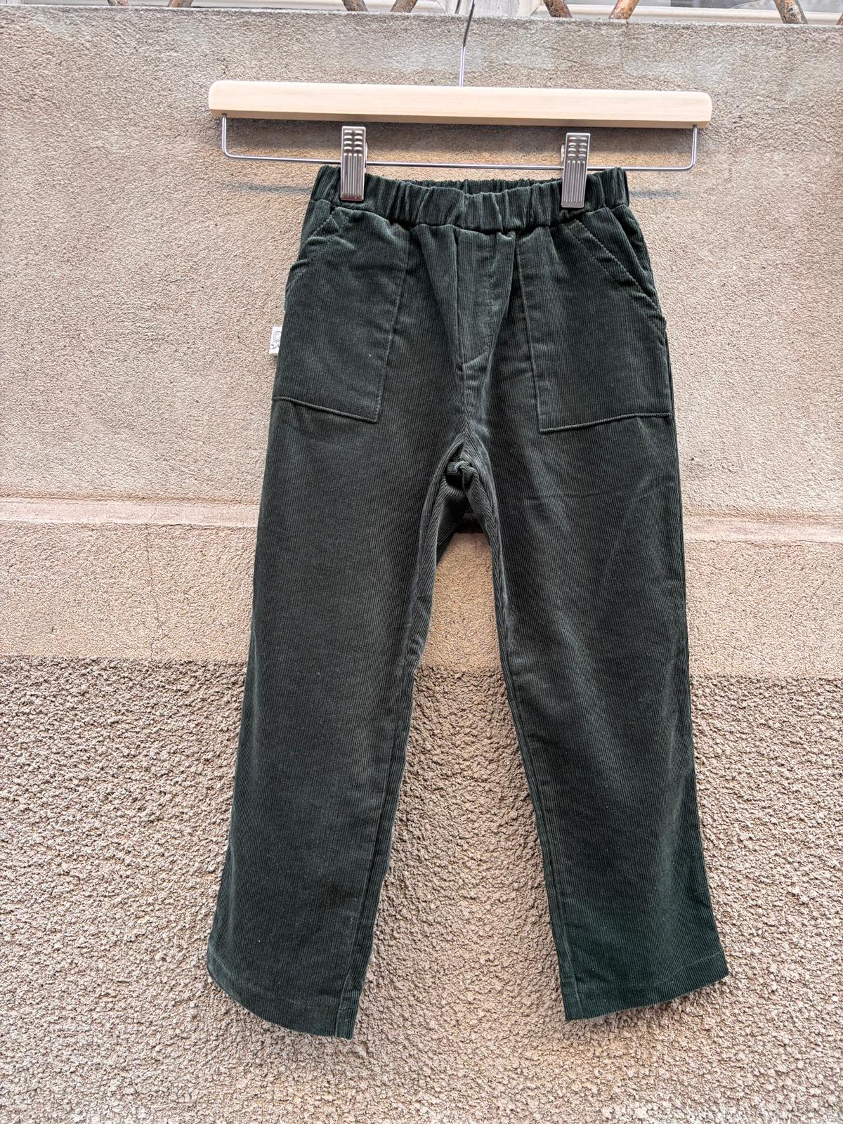 Pantalone NEW YORK velluto coste verdi